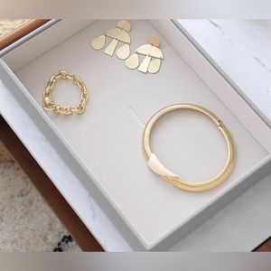 Stackers Supersize Deep Open Jewelry Tray Pebble Grey NWT